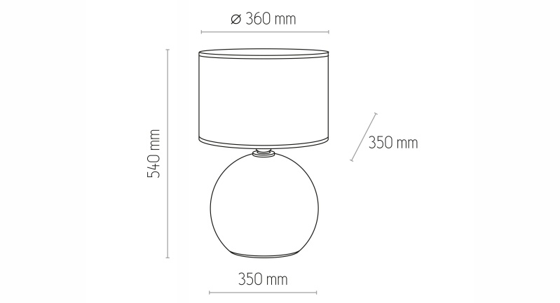 Stolní lampa - PALLA 5079